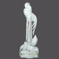 Tafelaufsatz aus der Serie Reineke Fuchs Meissen, Schwertermarke, ...