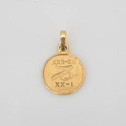 Sternzeichenanhänger Gelbgold 585, Anhänger in Form eines Siegels ...