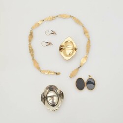 Konvolut Schaumgold Gelbgold 333, vergoldet und Schaumgold, insg. 6 ...
