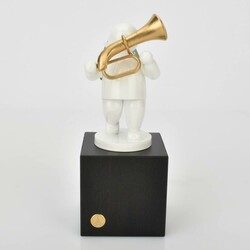 Editionsfigur KLANGFARBE WEISS Wendt & Kühn, Grünhainichen, Holz, ...