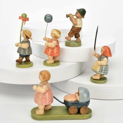 Aufstellfiguren Kindergruppe Wendt & Kühn, Grünhainichen, Holz, ...