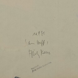 Keller, Fritz (1915 Rothenbach - 1994 Bad Berka) Gouache auf Papier, ...