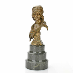 Emmanuel Villanis (1858 Lille -1914 Paris) Bronze, patiniert, auf ...