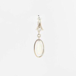 Paar Brillant-Opalohrhänger Weißgold 750, je tropfenförmiger ...