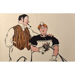 Künstlerplakat GESINDEBALL Erler, Georg (1871 Dresden - 1951 Bad ...