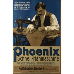 Künstlerplakat PHOENIX Schoen, Fritz (1871 - ), mehrfarbige ...