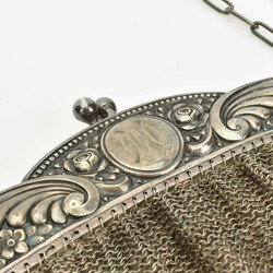 Abendhandtasche und Geldbörse  Alpacca, je Korpus aus ...