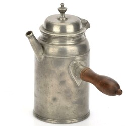 Schokoladenkanne und Wasserkännchen Zinn  Schokoladenkanne gemarkt ...