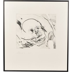 Hanusch, Walter (1934 Frankfurt am Main - )  drei gerahmte Grafiken, ...