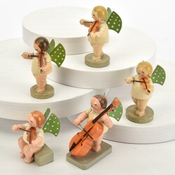 Fünf Engelmusikanten Wendt & Kühn, Grünhainichen, Aufstellfiguren ...