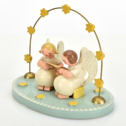 Aufstellfigur ENGEL IM BOGEN Wendt & Kühn, Grünhainichen, Engelpaar ...