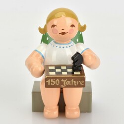 Sonderfigur ENGEL MIT SCHACHBRETT Wendt & Kühn, Grünhainichen, ...