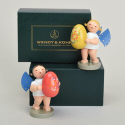 Paar Osterengel Wendt & Kühn, Grünhainichen, brünetter bzw. ...