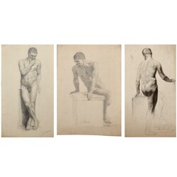 Brösel, Oskar Max (1871 Dresden - 1947 Radebeul) drei ...