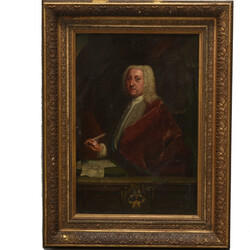 Paar barocke Porträts Öl auf Lwd., doubliert, EHEGATTENBILDNISSE, ...