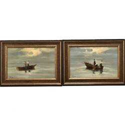 Klotz (Münchener Maler zweite Hälfte 20. Jh.) Paar Gemälde, Öl ...