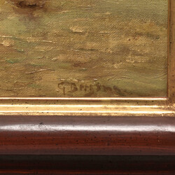 Bergsma, Gerard (1873 - 1955) Öl auf Sperrholz, BOOTE AUF DEM ...