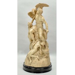 Prometheus und die Okeaniden polierter Gipsguss, nachträglich ...