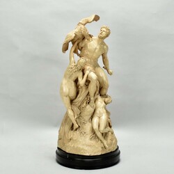 Prometheus und die Okeaniden polierter Gipsguss, nachträglich ...