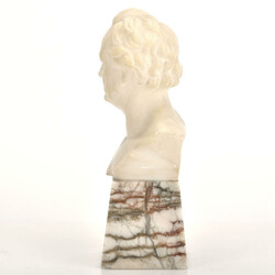Büste Johann Wolfgang von Goethe unterschiedliche Marmorsorten, ...