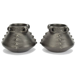 Paar Jugendstil-Cachepots Simon Peter Gerz, Höhr-Grenzhausen, ...