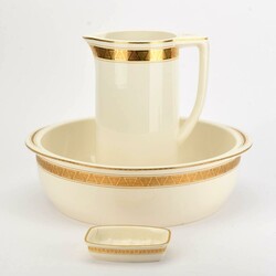 Jugendstil-Waschgarnitur Villeroy & Boch, Dresden (braune ...