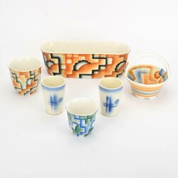 Konvolut Art déco-Gebrauchskeramik überwiegend Steingutfabrik ...