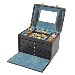 Konvolut Modeschmuck im Koffer  Silber untersch. Legierungen, Doublé ...