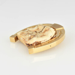 Figürlicher Anhänger  Gelbgold 750, stilisierte Form eines ...