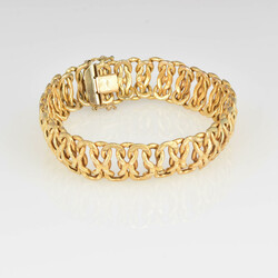 Armband in Gelbgold Gelbgold 333, Armband aus ineinander ...