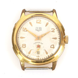 Seltene Glashütte Kaliber 66 GUB Glashütte, vergoldetes ...