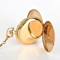 BWC Chronometer an Kette Firma BWC, Schweiz, vergoldetes ...