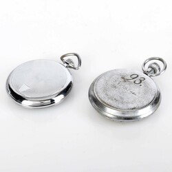 Stopp- und Taschenuhr dabei: Fa. HANHART, vernickeltes ...