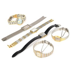 Konvolut Damenarmbanduhren insg. 6 Stück, u.a. FA. RADO, SEIKO, ...