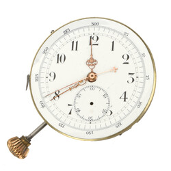 Hochwertiges Uhrwerk mit Repetition unbekannter Hersteller, weißes ...