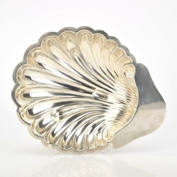  b Muschelschale versilbert, Barker Brothers, Birmingham, gemarkt ...