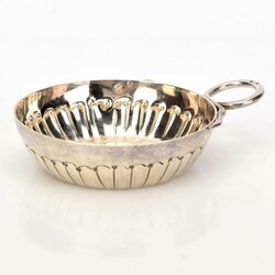 Weinprobierschale Silber 925, undeutlich gemarkt, Frankreich, leicht ...