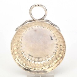 Weinprobierschale Silber 925, undeutlich gemarkt, Frankreich, leicht ...