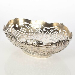 Korbschale  Silber 800, wohl Gebr. Kühn, Schwäbisch Gmünd, ...