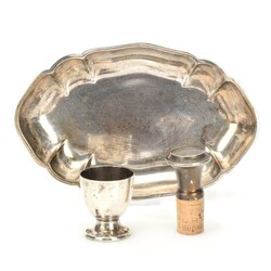 Drei Teile Silber Silber 830 und 800, versch. Hersteller, dabei M. H. ...