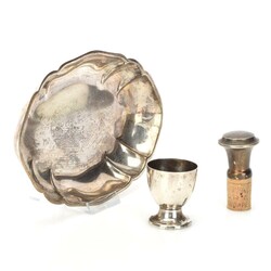 Drei Teile Silber Silber 830 und 800, versch. Hersteller, dabei M. H. ...