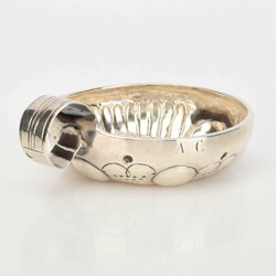 Weinprobierschale Silber 800, undeutlich gemarkt, Frankreich, runde, ...