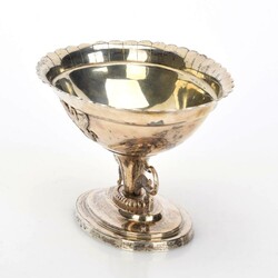 Anbietschale Silber 13lötig, undeutlich gemarkt, Nürnberg(?), auf ...