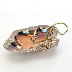 Stiftschale Silber 900, ungemarkt, geschweifte Rautenform auf 3 ...