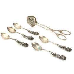 Konvolut Hildesheimer Rose Silber 835 und 800, undeutlich gemarkt, ...