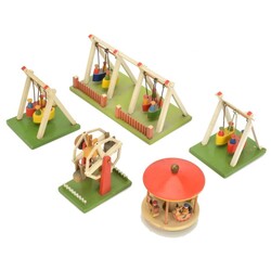 Konvolut Seiffener Miniaturspielzeug Holz, gedrechselt, gesägt und ...