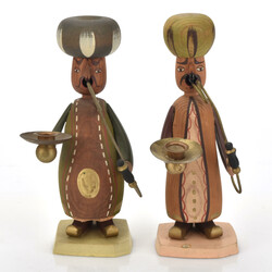 Zwei Brockhage-Räuchermänner Entwurf Hans Brockhage (1925 - 2009), ...