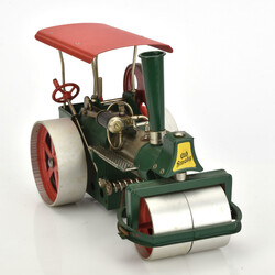 Dampfwalze OLD SMOKY Wilesco, Metall, farbig gestaltet, Lokomobil mit ...