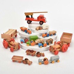 Konvolut Miniaturfahrzeuge u.a. Werkstatt Hans Neuber, Seiffen und ...