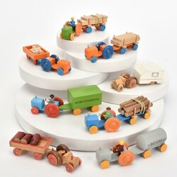 Konvolut Miniaturfahrzeuge u.a. Werkstatt Hans Neuber, Seiffen und ...